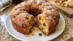 Italian Ciambellone al Mosto: A Moist Apple-Walnut Ring Cake for Cozy Mornings